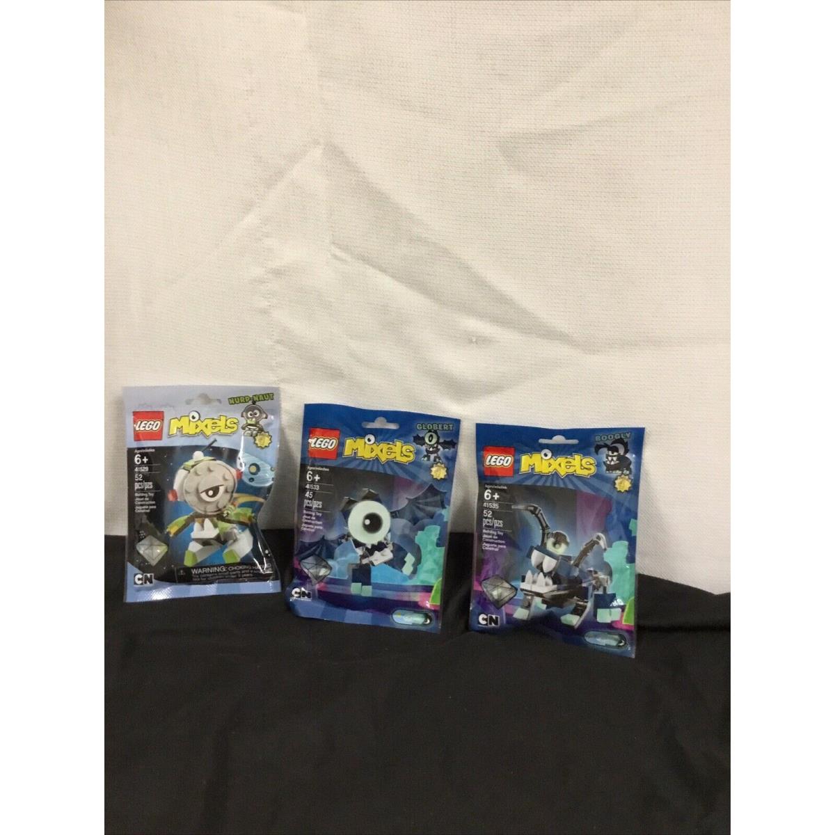 Lego Mixels Series 4: Glowkies set/3 41529 Nurpnaut 41533 Globert 41535 Boogly