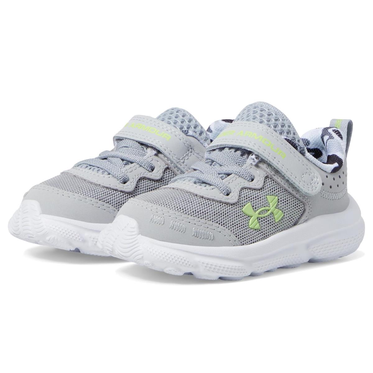 Boy`s Shoes Under Armour Kids Infant Assert 10 Alternate Closure Print Toddler