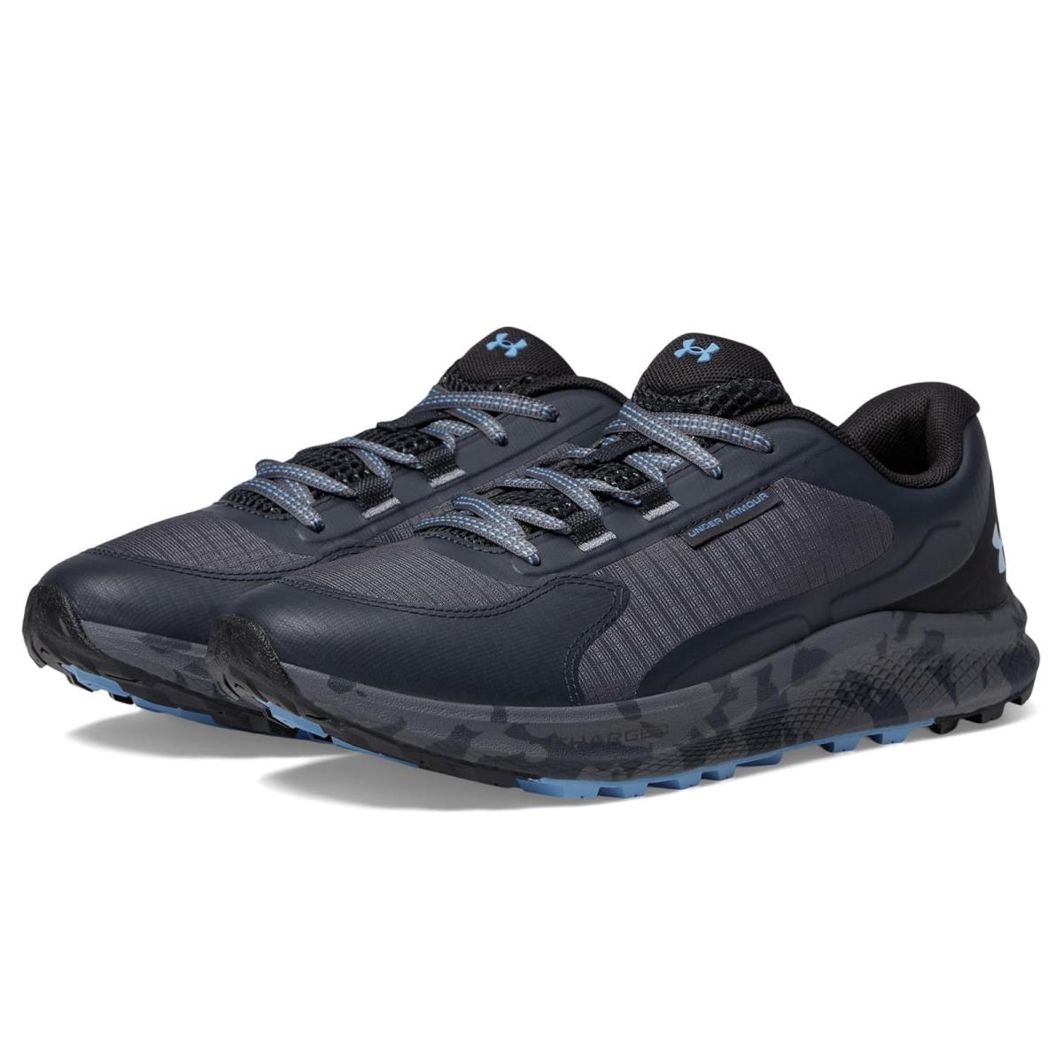 Woman`s Sneakers Athletic Shoes Under Armour Charged Bandit Trail 3 Castlerock/Anthracite/Horizon Blue