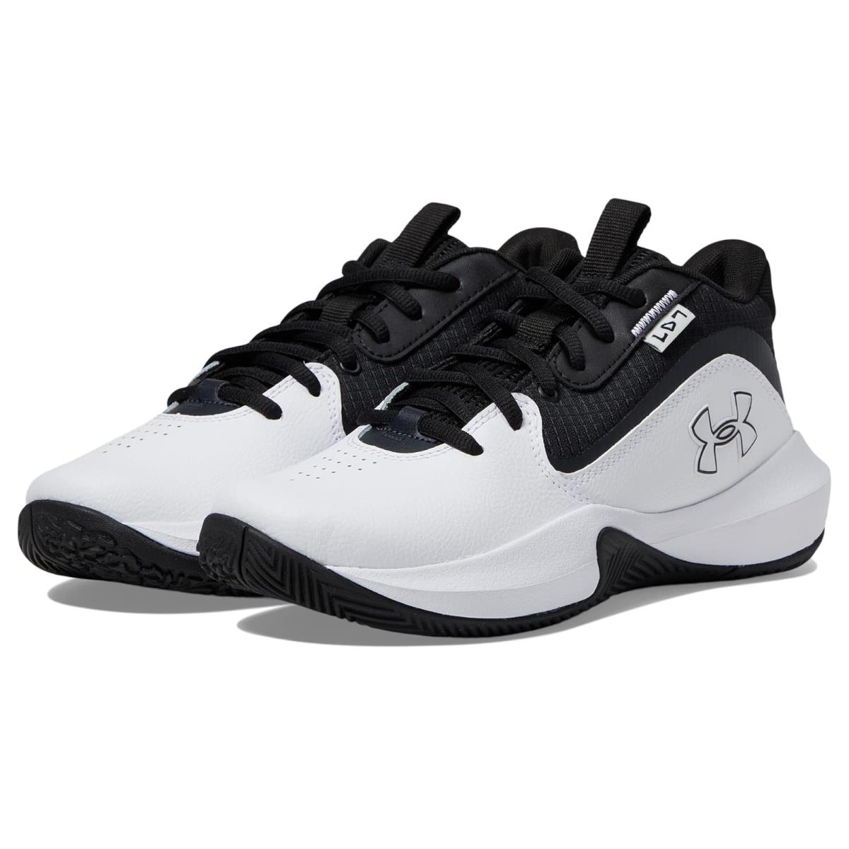 Children Unisex Shoes Under Armour Kids Grade School Lockdown 7 Big Kid White/Black/Black