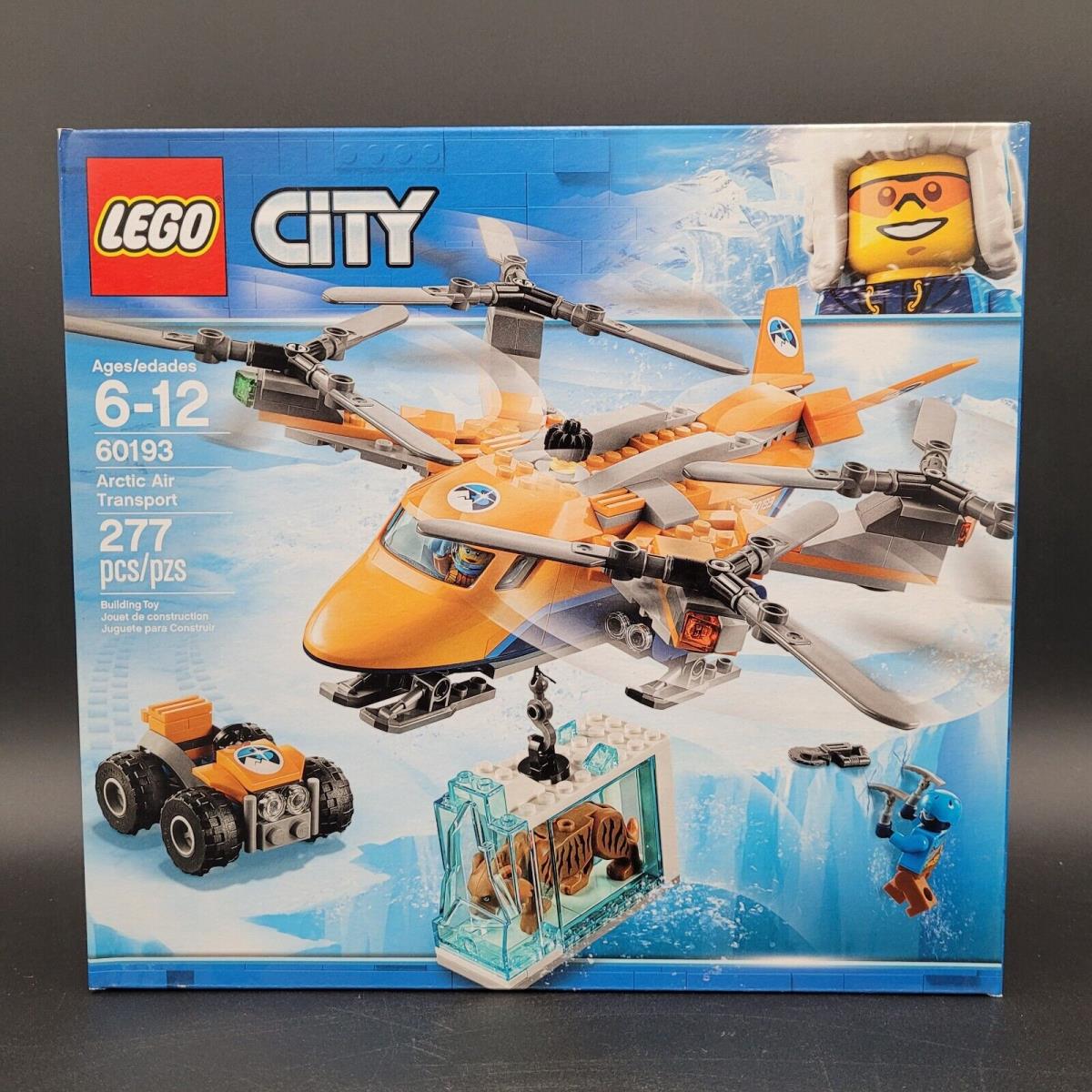 Lego City 60193 Arctic Air Transport Set Legos Town - Retired Rare Tiger