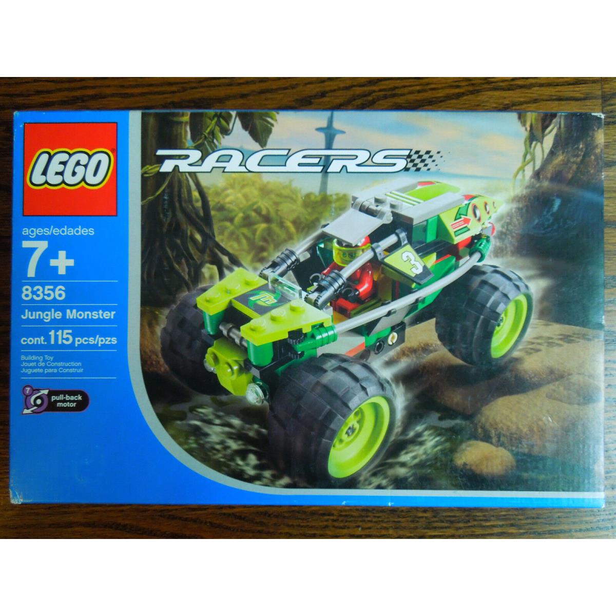 Lego 8356 Jungel Monster Ages 7+ 115 Pcs