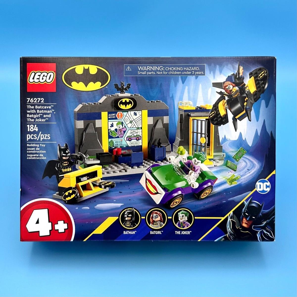 Lego DC The Batcave with Batman Batgirl and The Joker Minifigures 76272