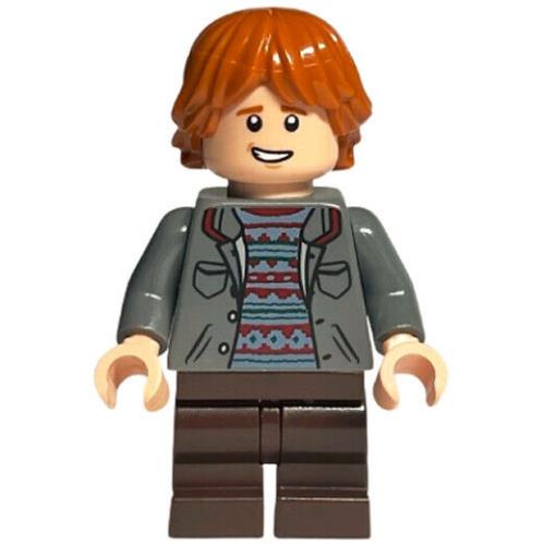 Lego 76405 Ron Weasley Bluish Gray Jacket hp382 Minifigure Hogwarts Express CE