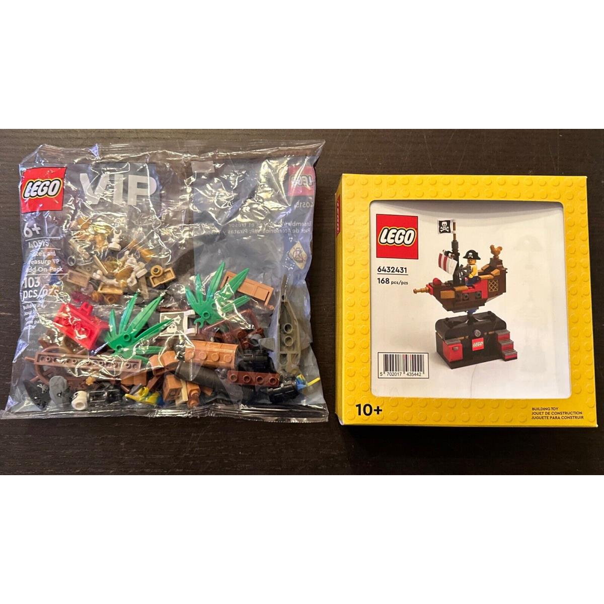 Lego Classic Pirate Treasure Vip Pack Limited Edition 40515 6432431 Pair