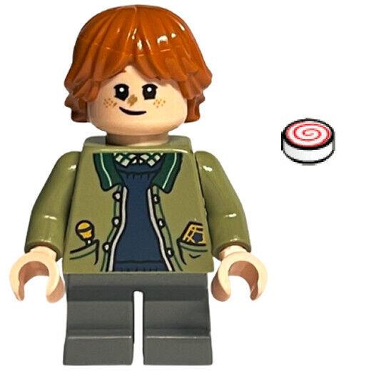 Lego 76405 Ron Weasley Olive Green Jacket hp376 Minifigure Hogwarts Express CE