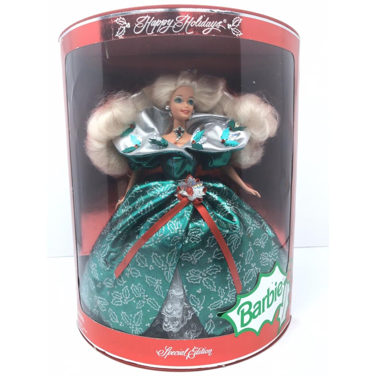 Mattel 1995 Special Edition Happy Holidays Barbie 14123