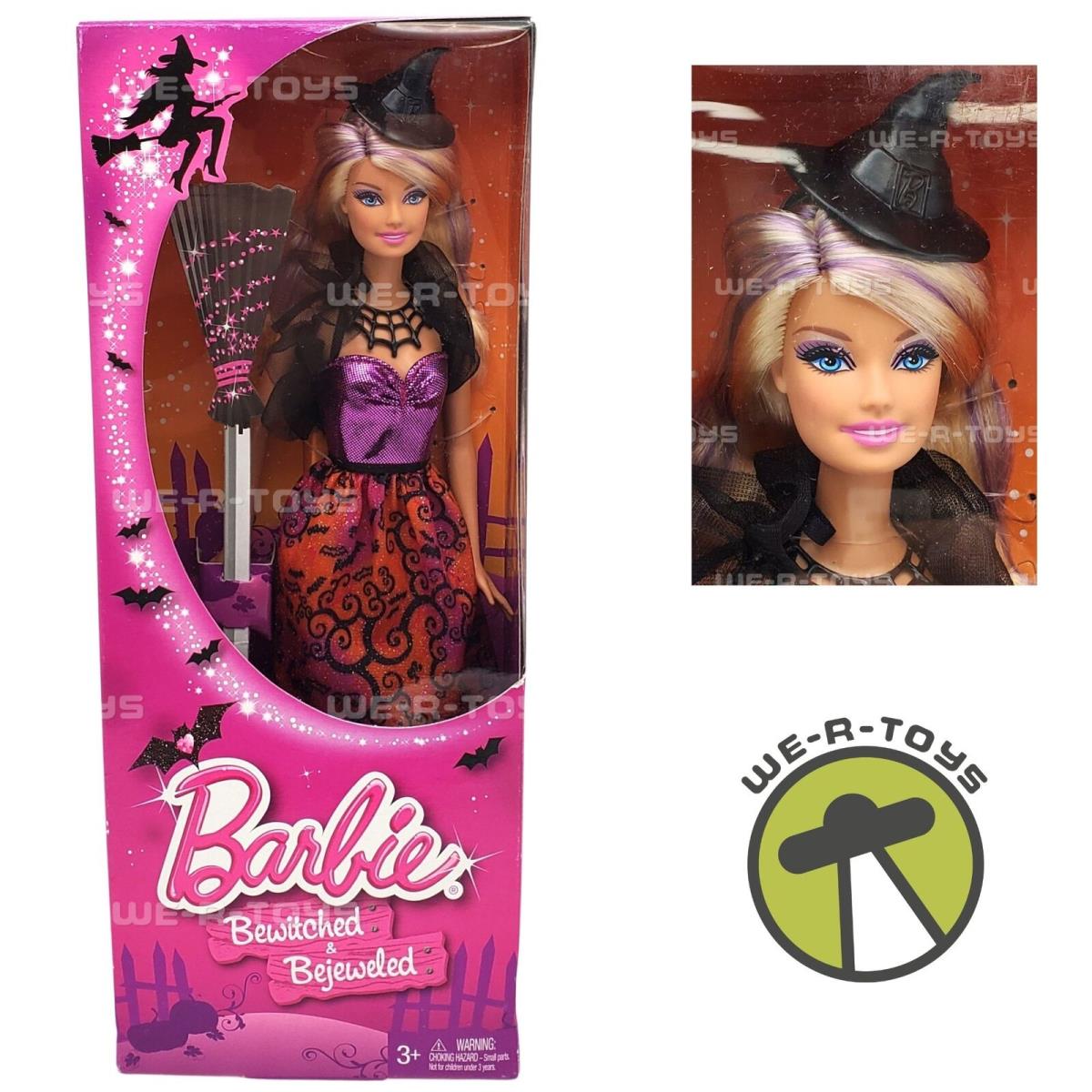 Barbie Bewitched Bejeweled Doll 2013 Mattel BBV49 Nrfb