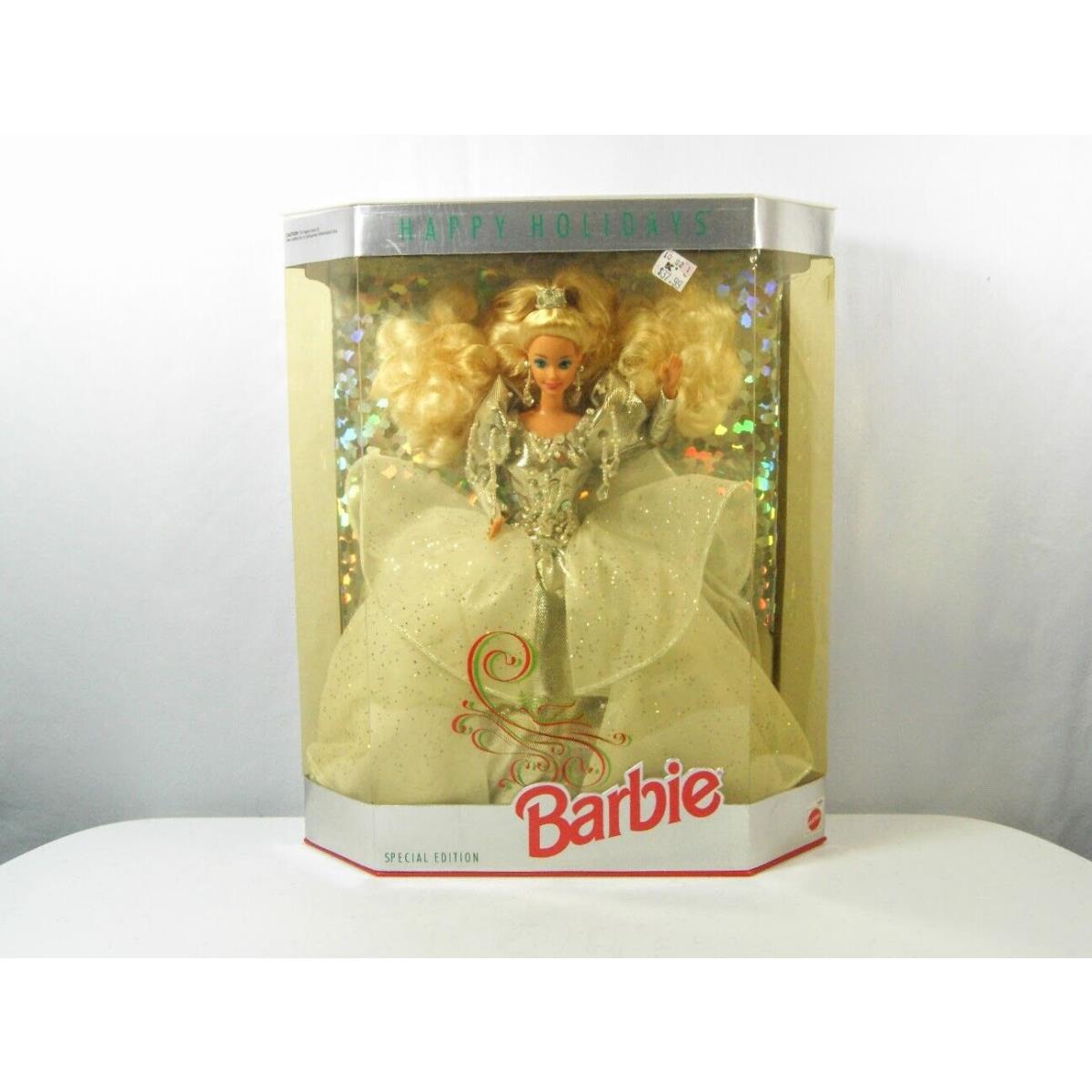 1992 Mattel Happy Holidays Christmas Barbie Doll Special Edition Nrfb