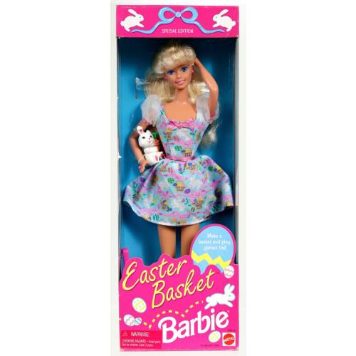 Easter Basket Barbie Doll Special Edition 14613 Never Removed From Box 1995