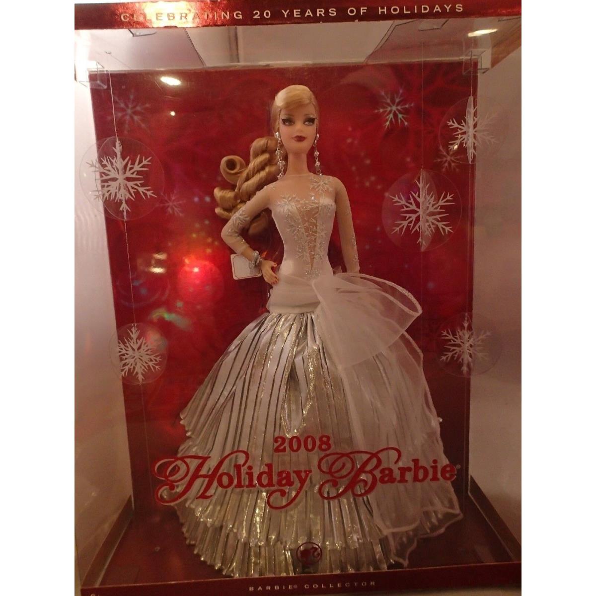 2008 Holiday Barbie Doll Celebrating 20 Years of Holidays