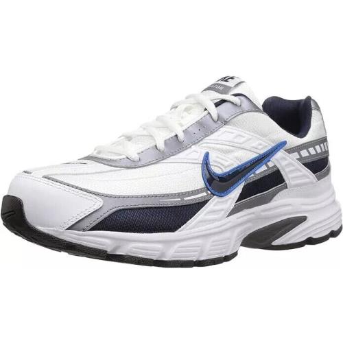 Nike Mens Initiator Running Shoes 394055 101 - WHITE OBSDIAN MTLC COOL GREY