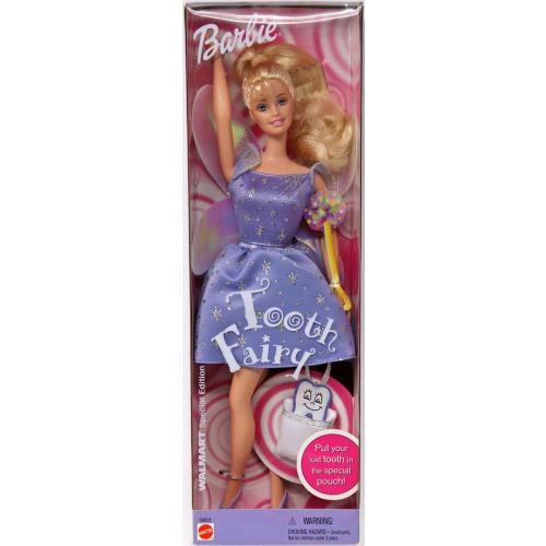 Tooth Fairy Barbie Doll Wal Mart Special Edition 50622 Nrfb 2001 Mattel