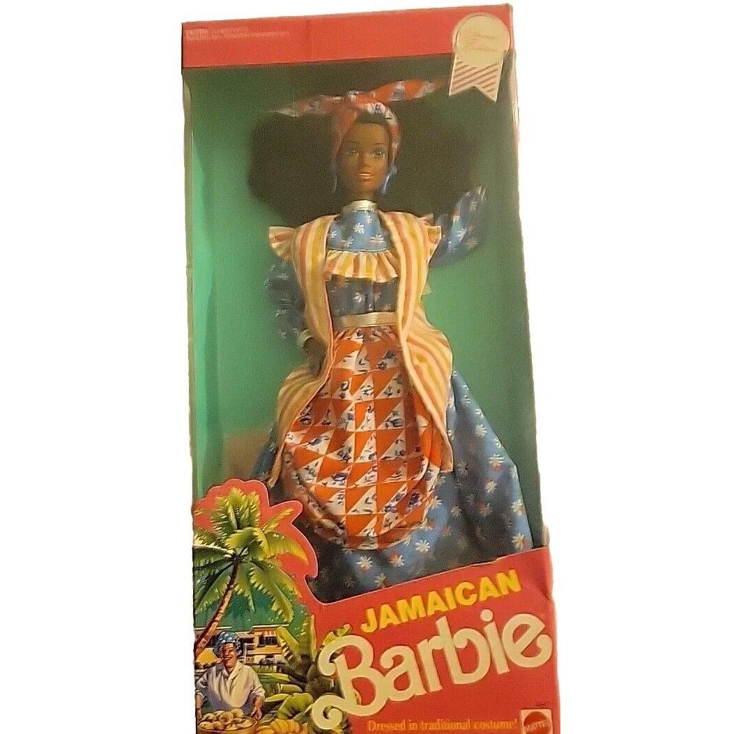 Barbie Jamaican 1991 Doll 4647 Dolls Of The World Special Edition Mattel Display