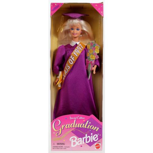 Special Edition 1997 Graduation Barbie Doll 16487 Never Removed From Box Mattel