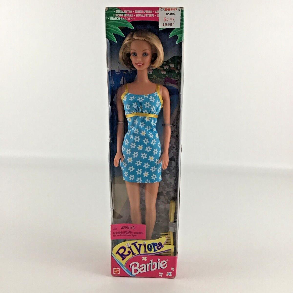 Riviera Barbie Fashion Doll Special Edition Collectible Vintage 1998 Mattel 90s