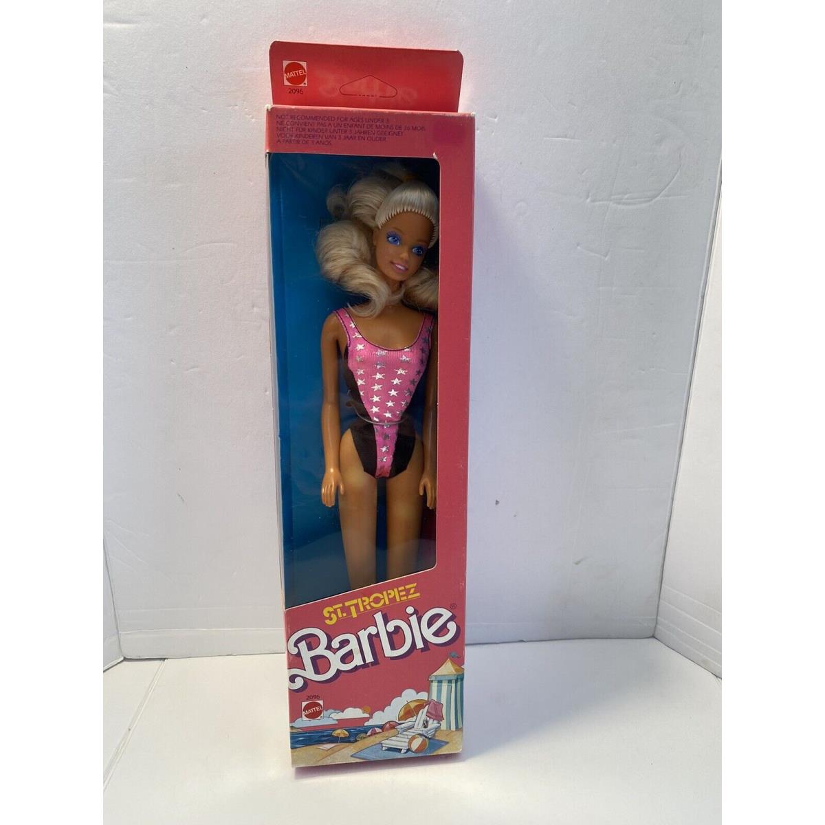 Barbie St. Tropez Barbie Doll 1988 Mattel No. 2096