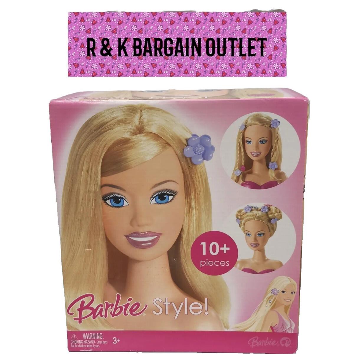 Mattel Barbie Hair Style Styling Head 10+ Pieces