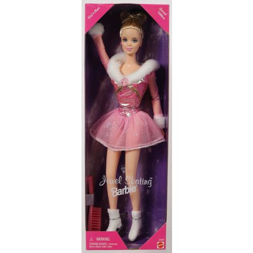 Jewel Skating Barbie Doll Wal-mart Special Edition 23239 Nrfb 1998 Mattel