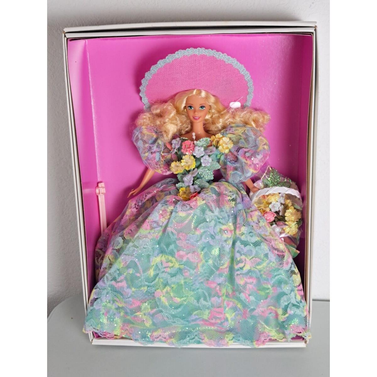 Vtg. Mattel 1994 Limited Edition Spring Bouquet 12 Barbie Doll- Nrfb