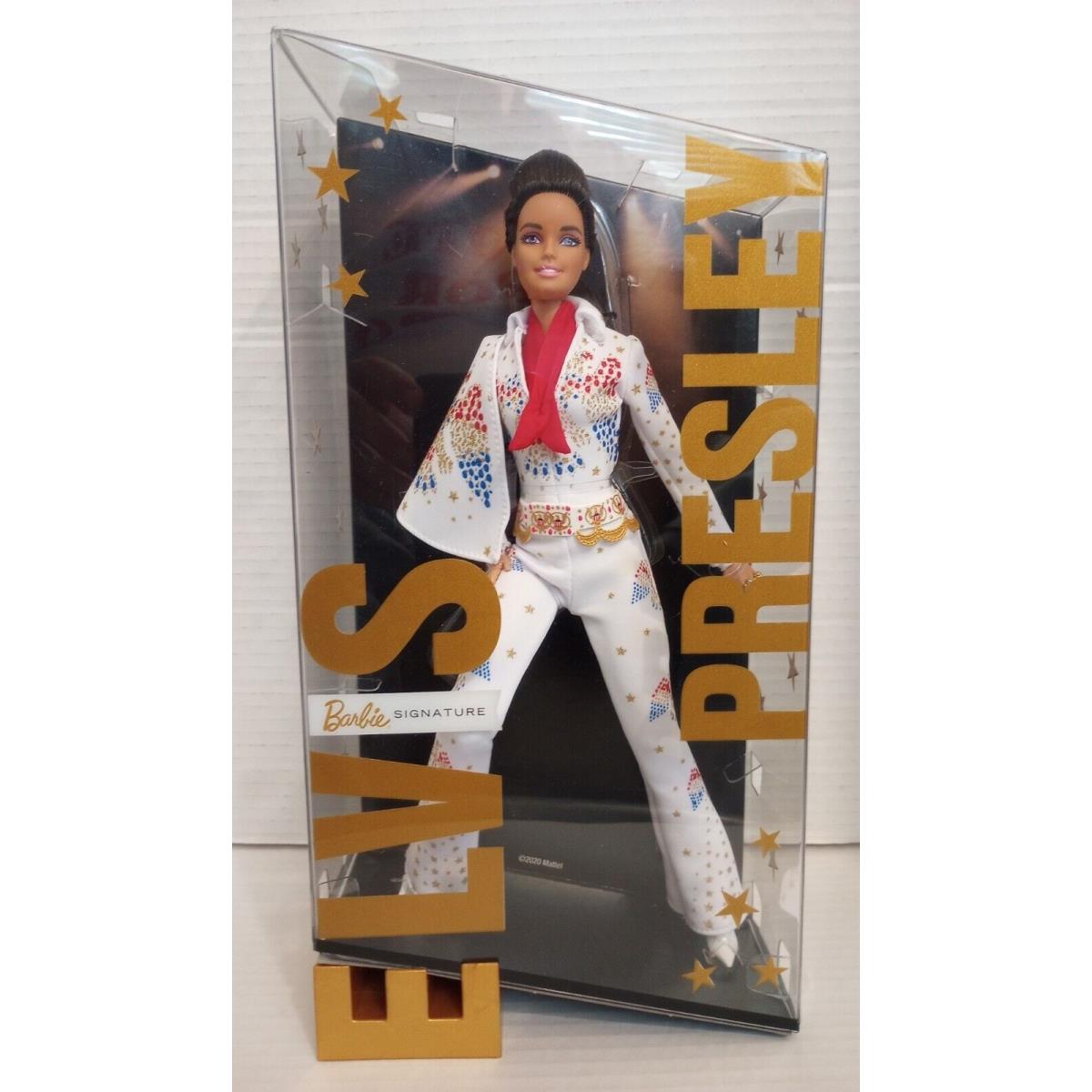 Barbie Signature 2021 Elvis Presley 1 Of 20 000 World Wide GTJ95 Mattel Doll