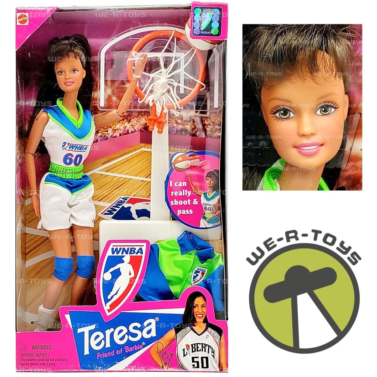 Wnba Teresa Friend of Barbie Doll 1998 Mattel 20350