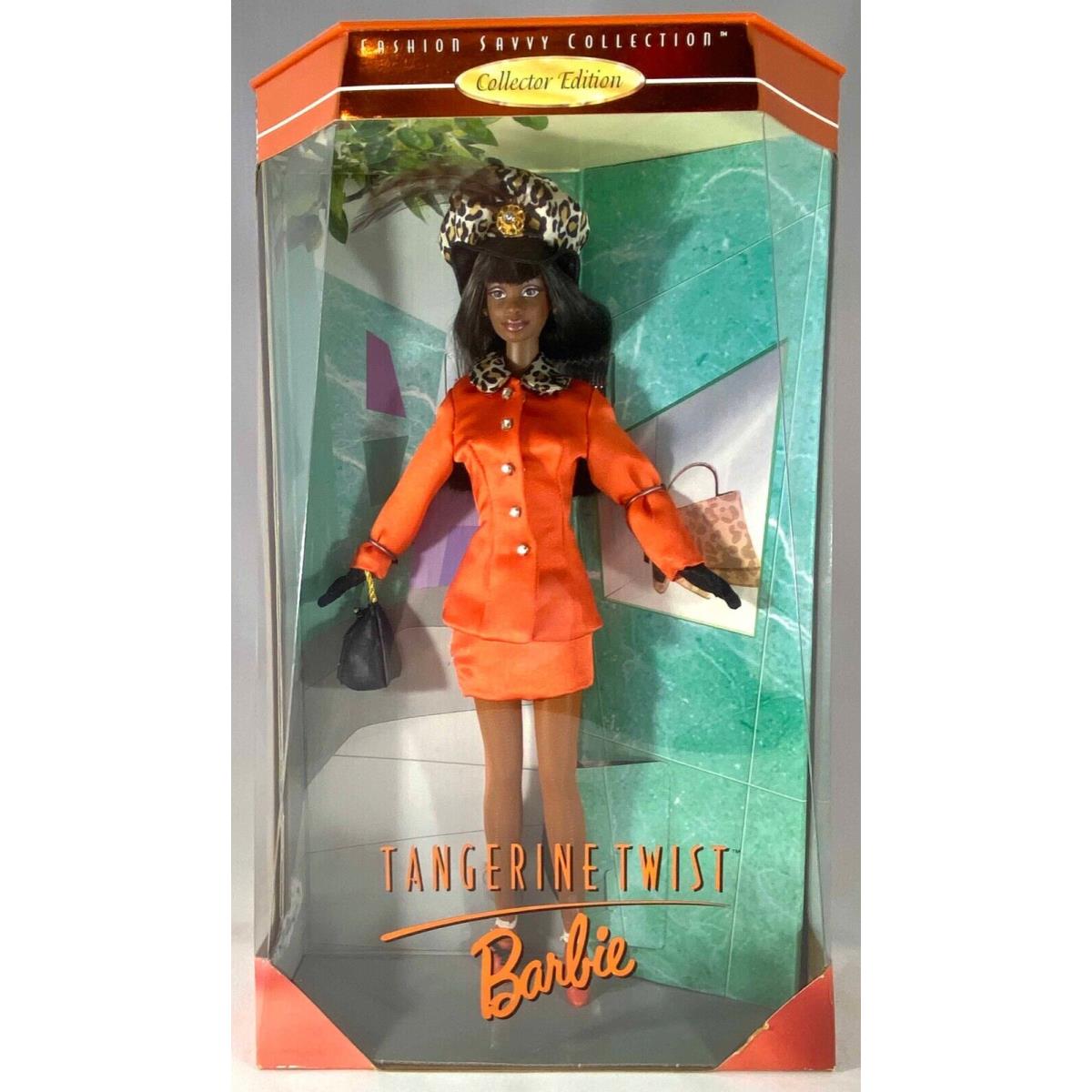 Tangerine Twist 1997 Barbie Doll Collector Edition Black Fashion Savvy Mattel