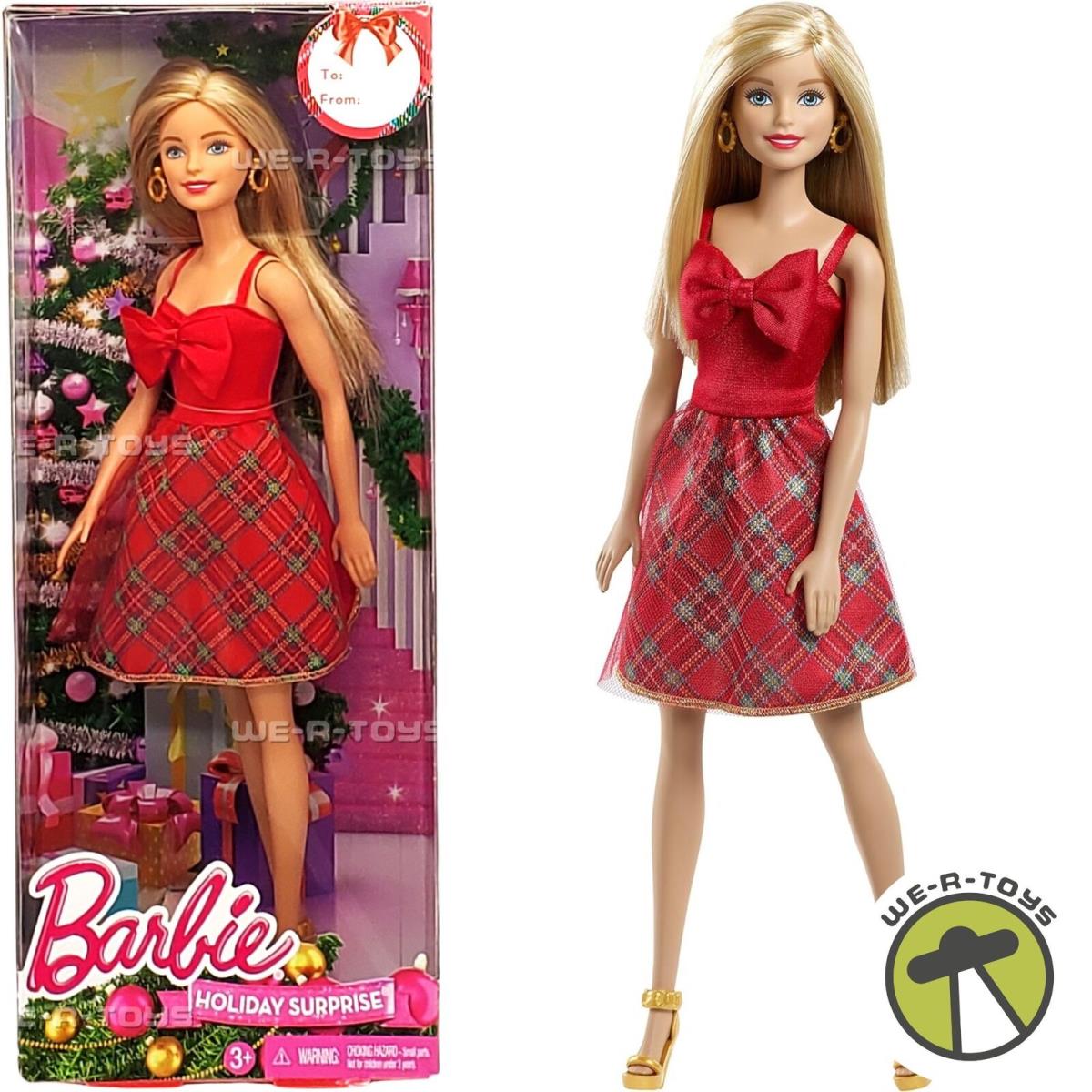 Barbie Holiday Surprise Doll 2015 Mattel DMN87