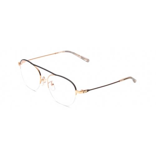 Michael Kors MK4070-1108 Unisex Round Designer Reading Glasses in Rose Gold 51mm