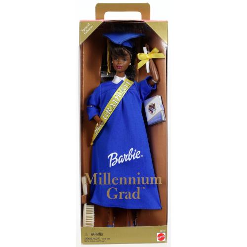 Millennium Grad Black Barbie Doll Special Edition 25749 Never Removed From Box