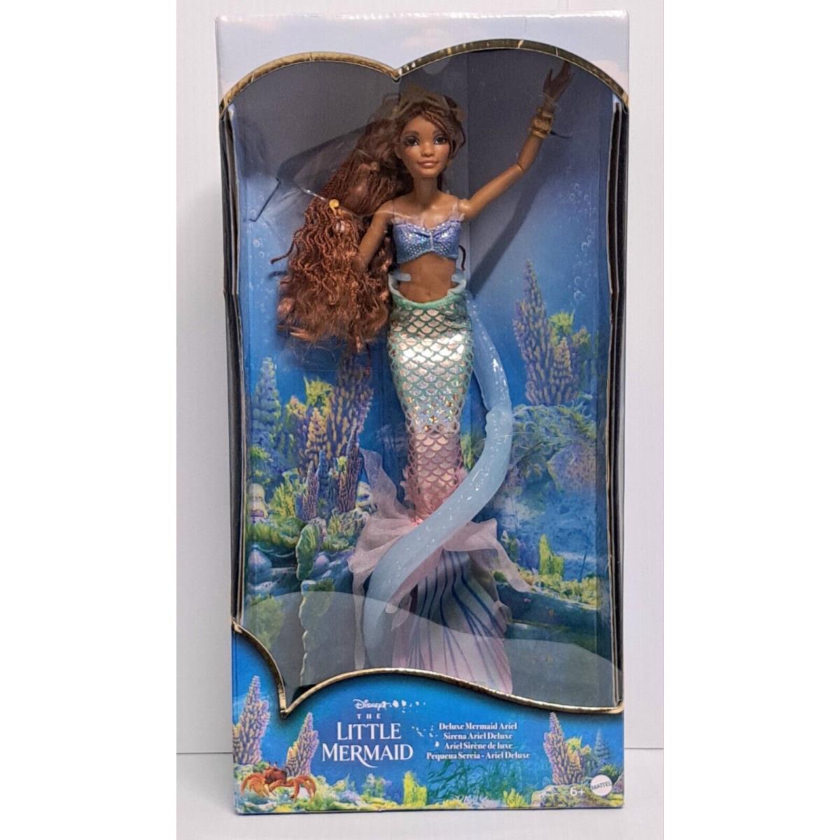 Disney The Little Mermaid Deluxe Mermaid Ariel Doll 15 Multicolor