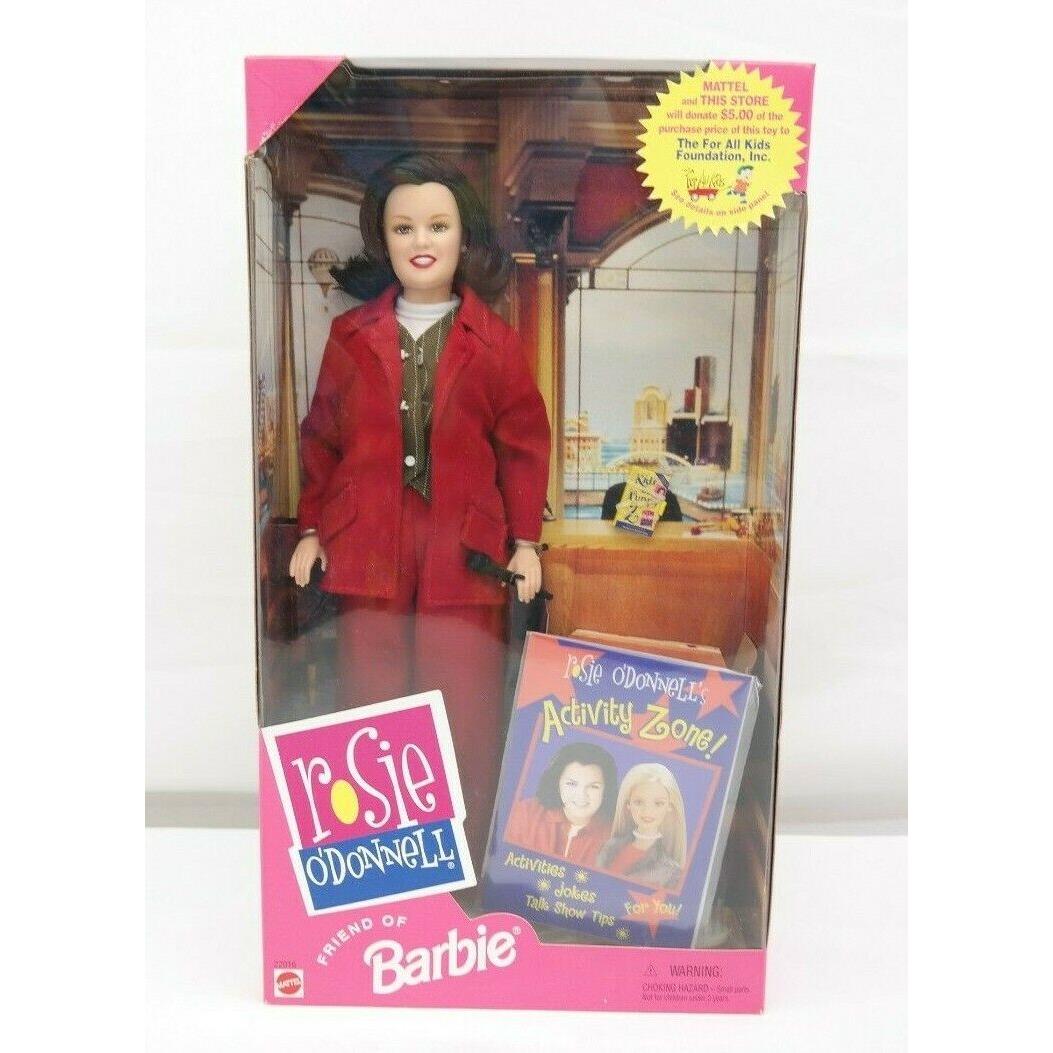 Rosie Odonnell Friend OF Barbie Mattel Celebrity Doll TY