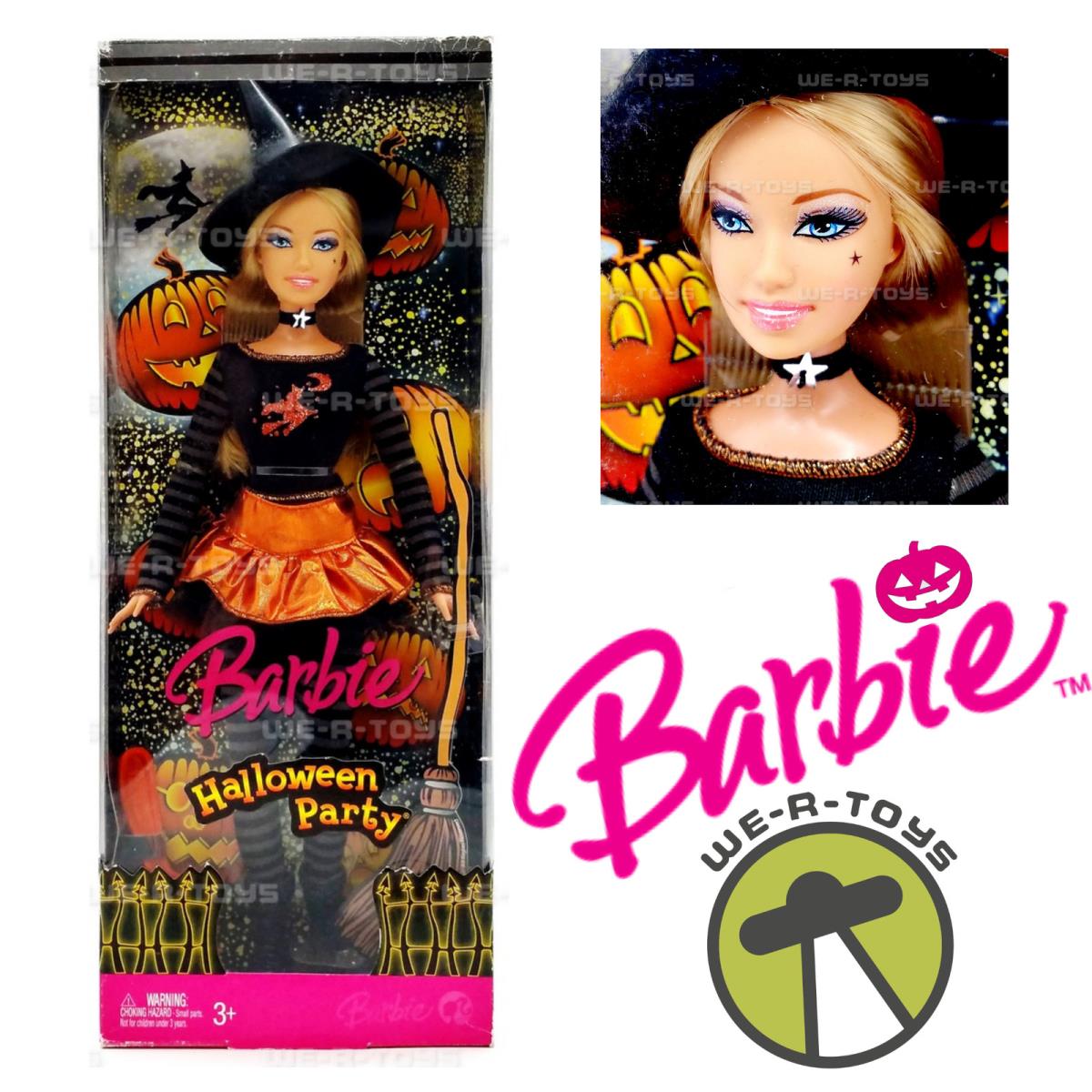 Halloween Party Barbie Doll 2006 Mattel K8896