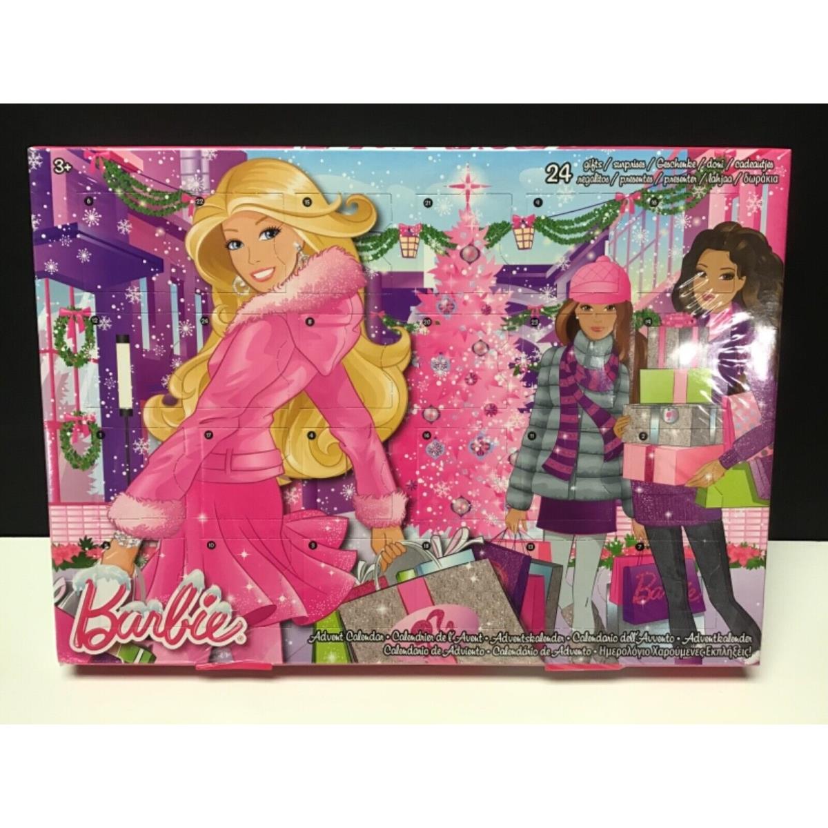 2011 Not Sold in Usa Barbie Doll Holiday Advent Calendar Adventskalender X4848