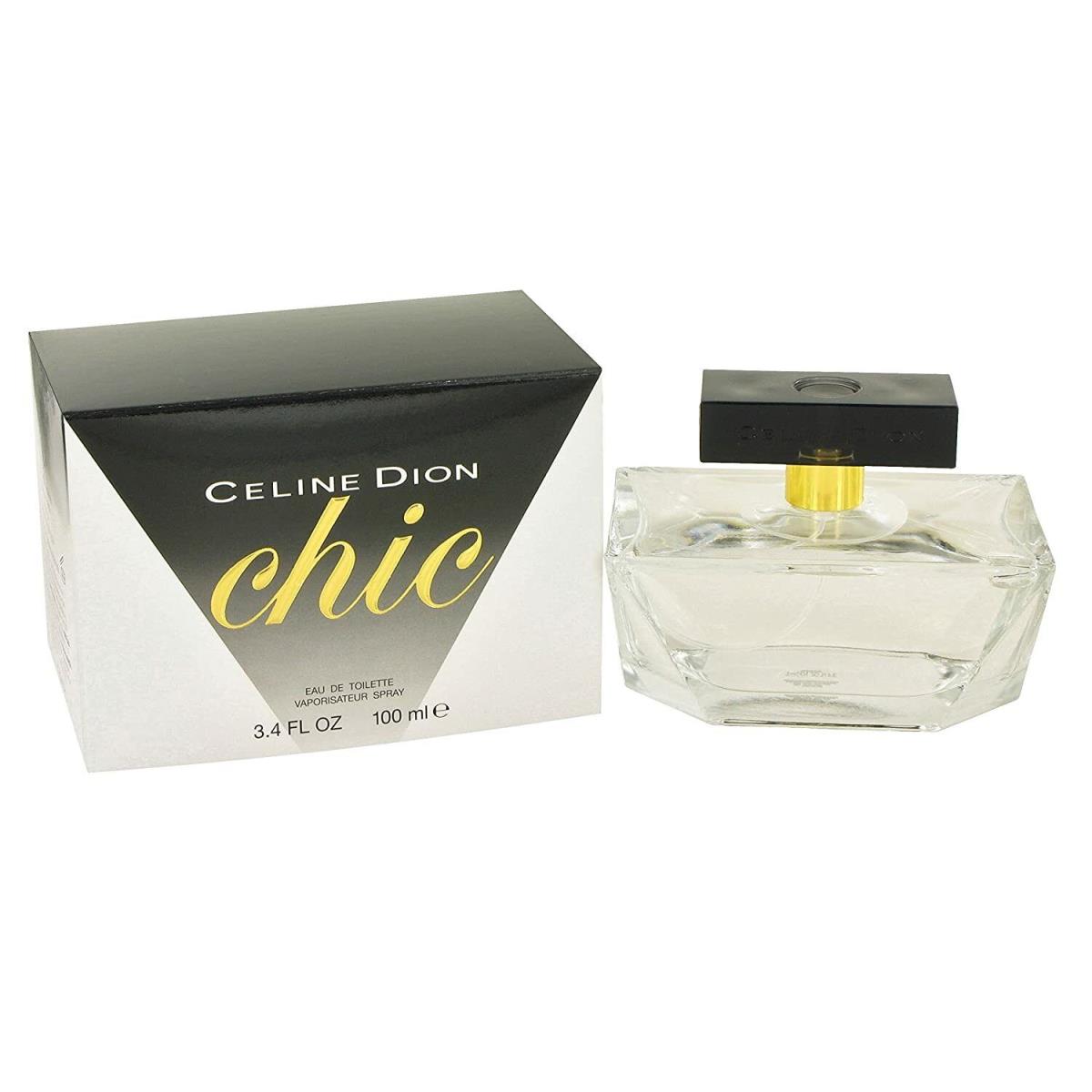 Celine Dion Chic by Celine Dion For Women Eau De Toilette Spray 3.4-Ounce Rare