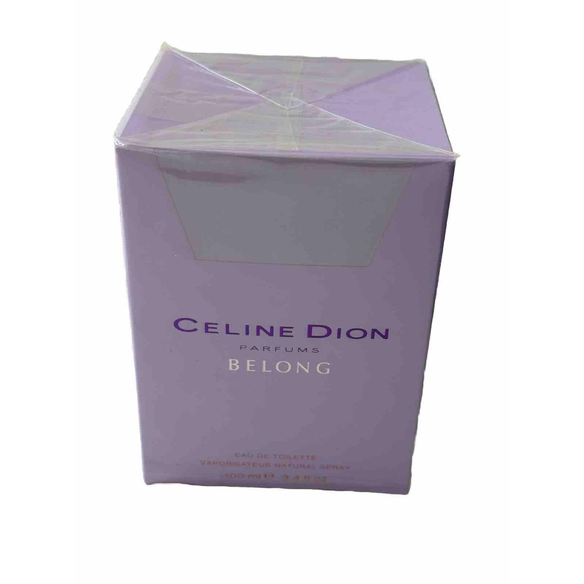 Celine Dion Belong Women 3.4oz Eau De Toilette Spray Rare