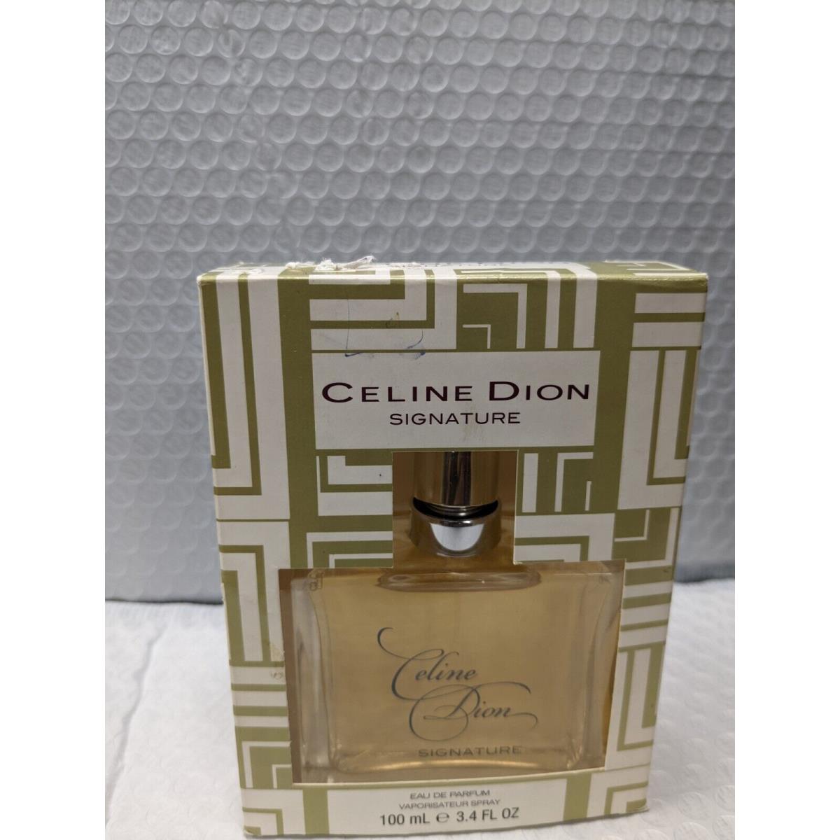 Celine Dion Signature by Celine Dion 3.4 oz/100 ml Edp Spray Women Box Rare