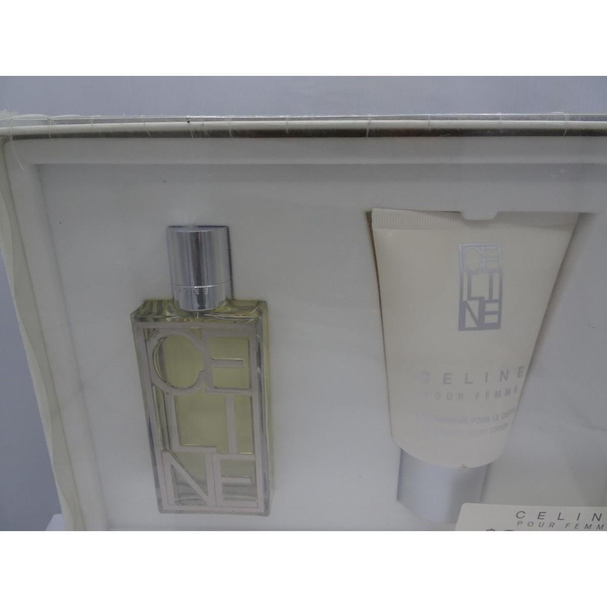 Celine Pour Femme 2 PC Set Boxed 1.7 OZ Edt Spray and Body Lotion