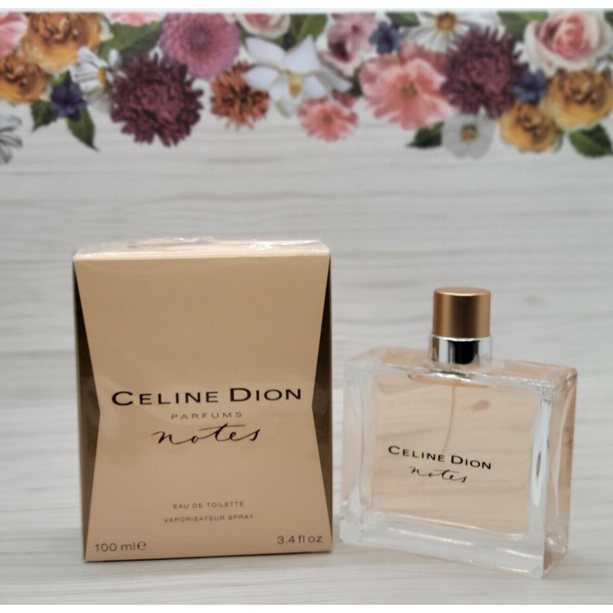 Celine Dion Parfums Notes 3.4 oz /100 ml Eau De Toilette Edt Spray Classic