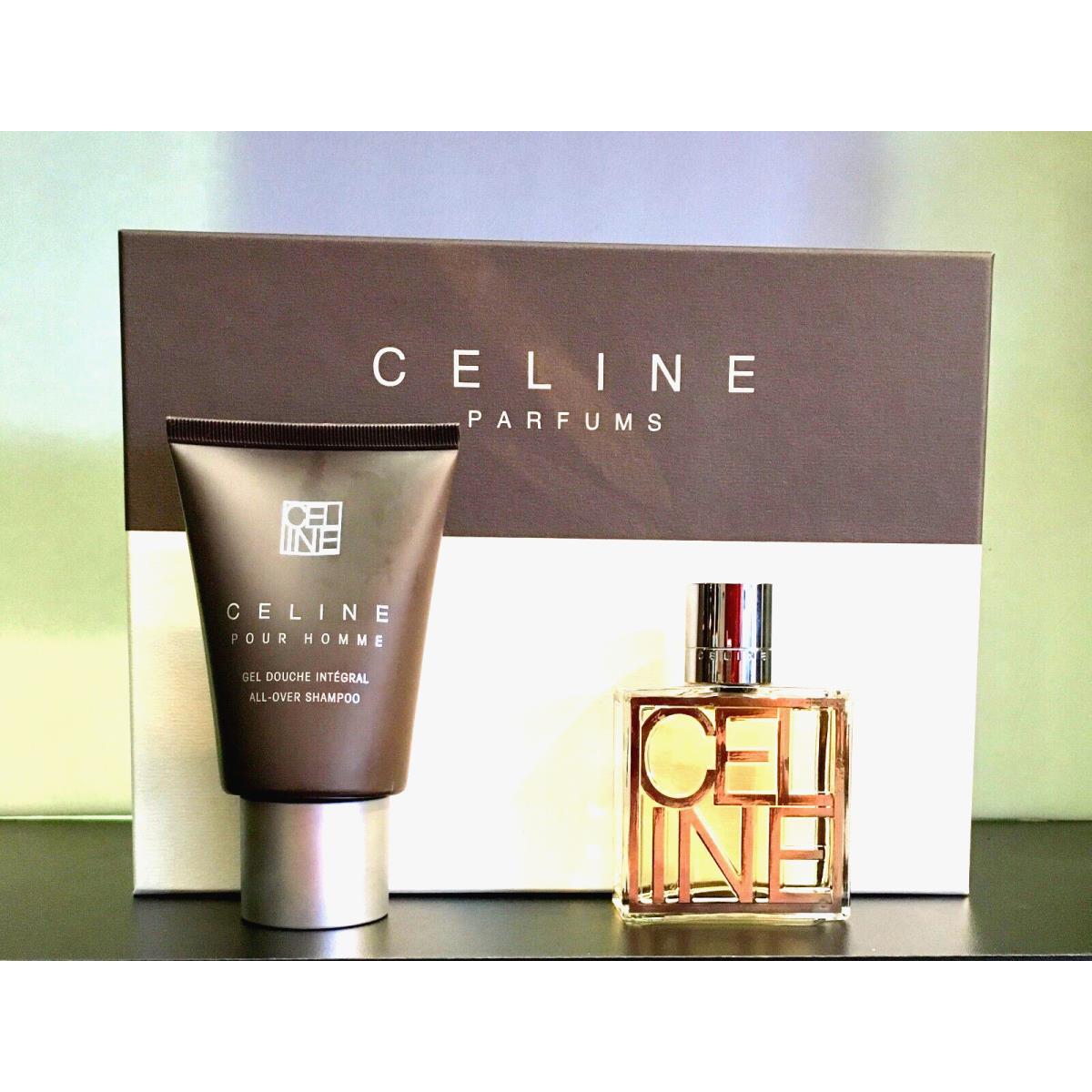 Celine Pour Homme Set Edt 1.7 oz / 50 ml Spray + 3.4 oz Shower Gel Boxed