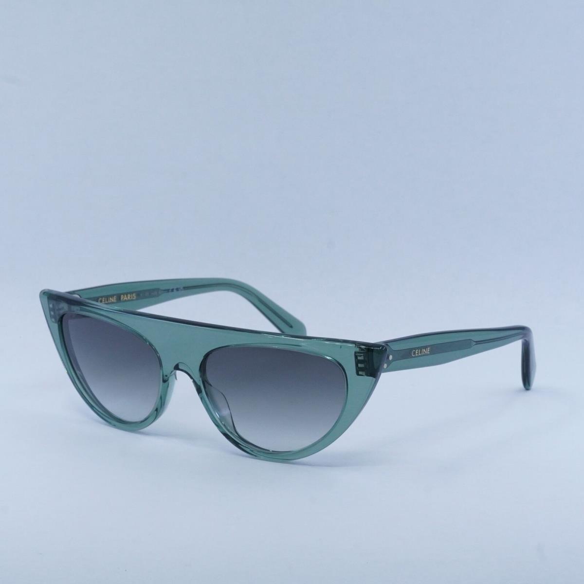 Celine CL40228I 93B Transparent Sage/grey Gradient 56-17-140 Sunglasses