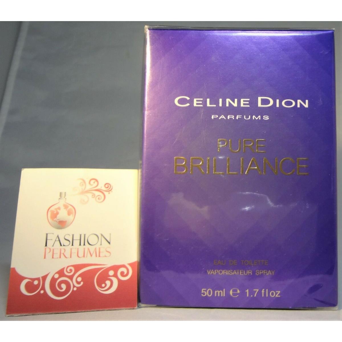 Celine Dion Pure Brilliance 1.7 OZ Edt - Htf - Box Still Wrapped