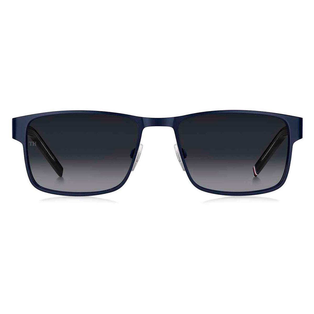 Tommy Hilfiger TH 1974/S Sunglasses Matte Blue Gray Shaded 57