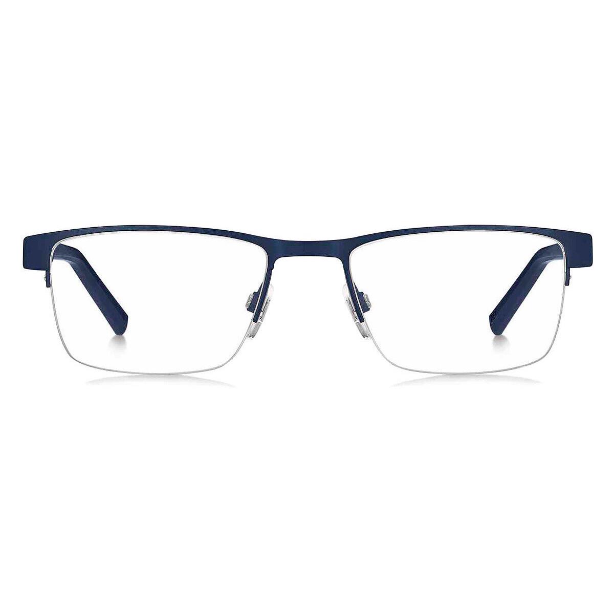 Toy Hilfiger TH 1996 Eyeglasses Men Matte Blue Rectangle 53