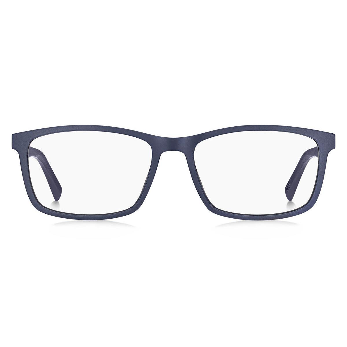 Tommy Hilfiger 1694 Eyeglasses Men 0PJP Blue Rectangle 55mm