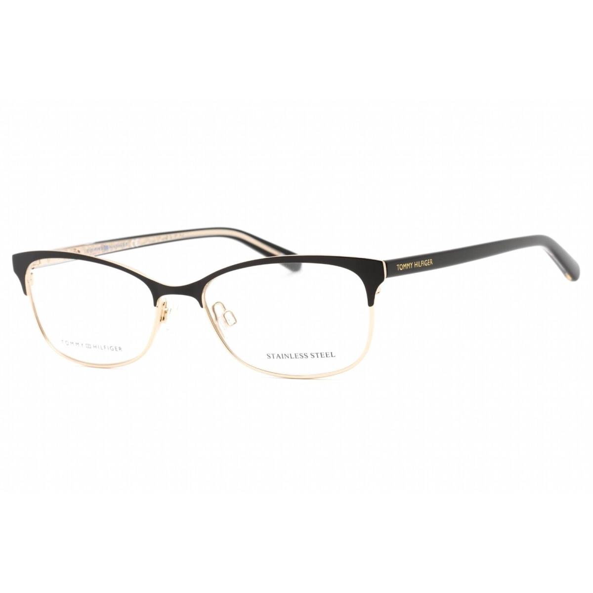 Tommy Hilfiger Women`s Eyeglasses Black Crystal Full Rim Frame TH 1777 07C5 00