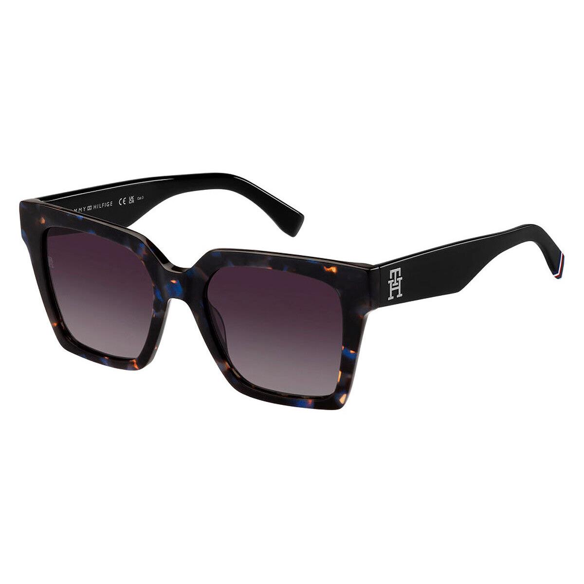 Tommy Hilfiger TH 2100/S Sunglasses Women Blue Havana 53mm