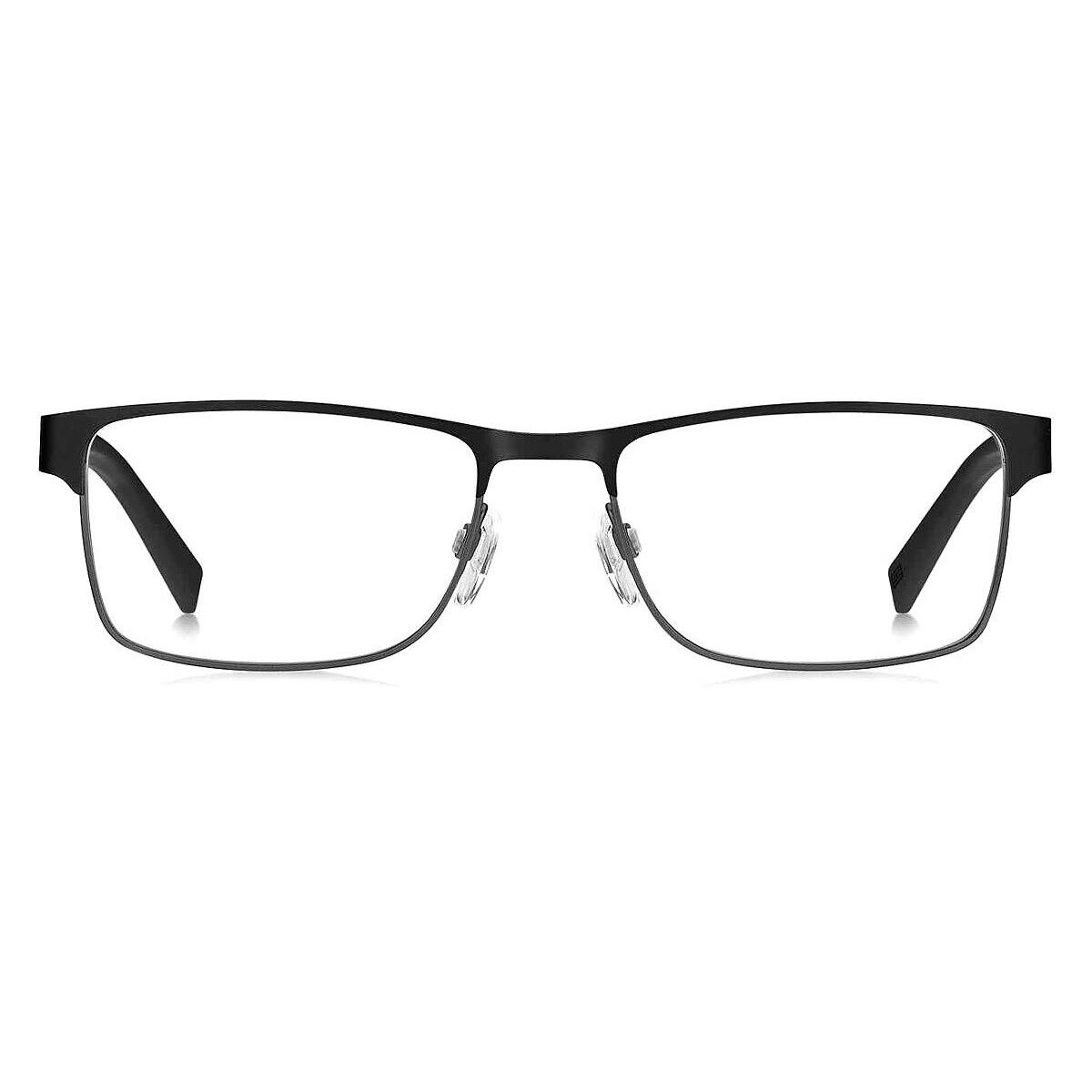 Tommy Hilfiger Thf Eyeglasses Men Matte Black Ruthenium 54mm