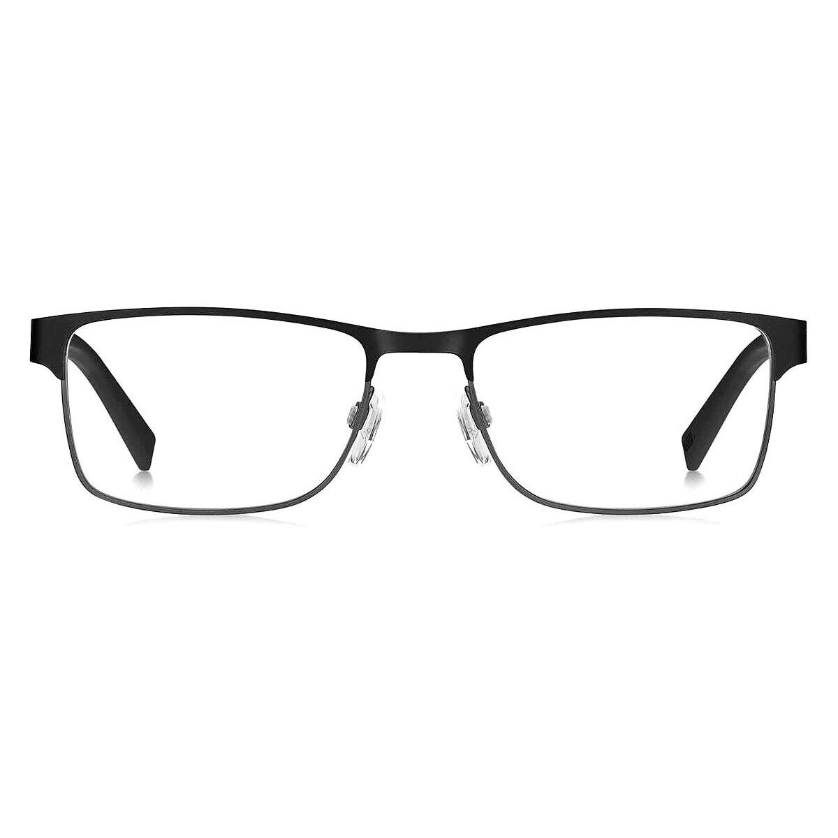 Tommy Hilfiger Thf Eyeglasses Men Matte Black Ruthenium 54mm - Frame: Matte Black Ruthenium, Lens: Demo