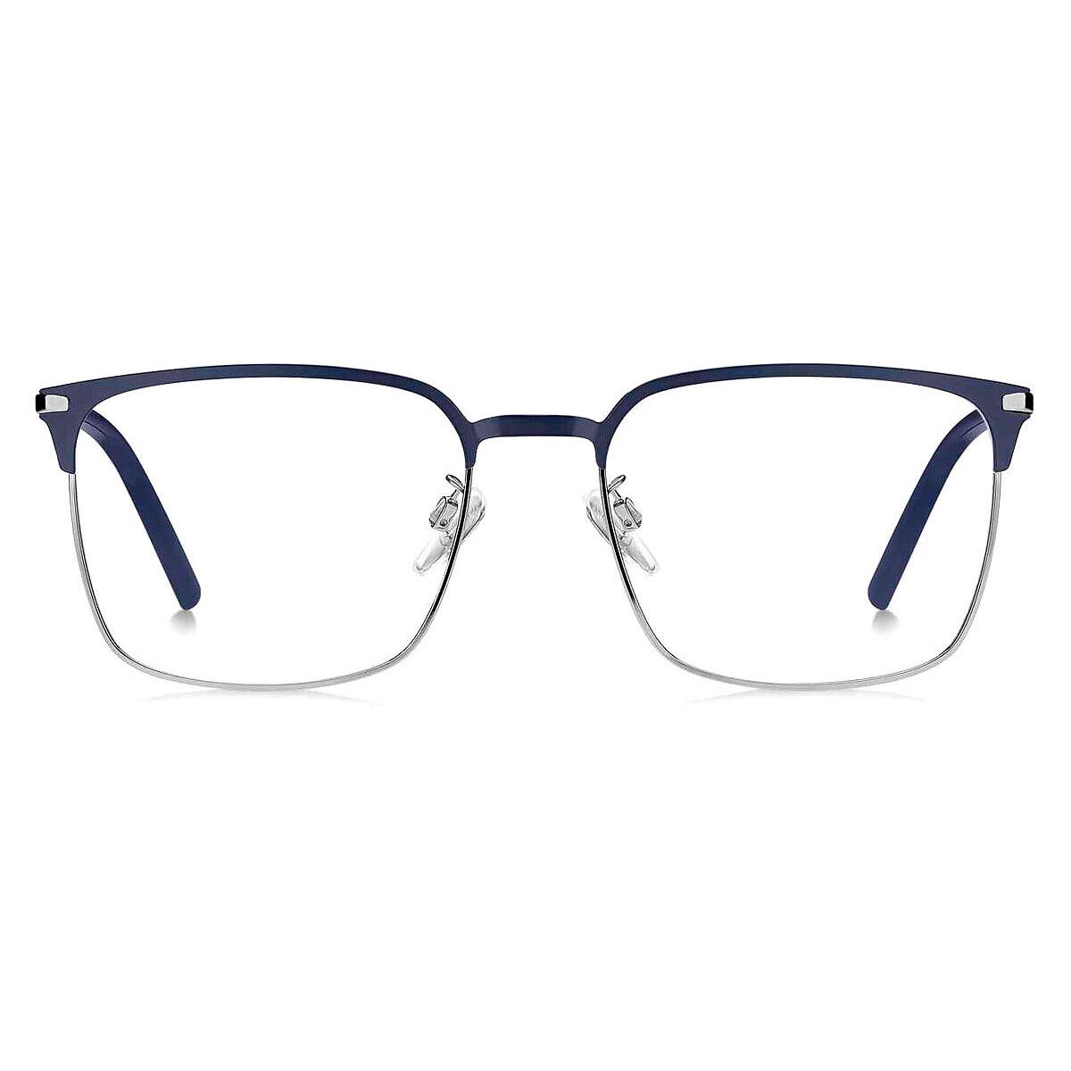 Tommy Hilfiger Thf Eyeglasses Men Matte Blue Ruthenium 54mm